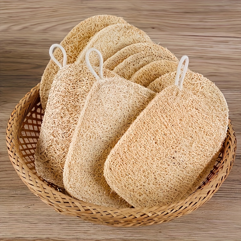 6pcs Natural Loofah Exfoliatin - Body Loofah Natural review and price