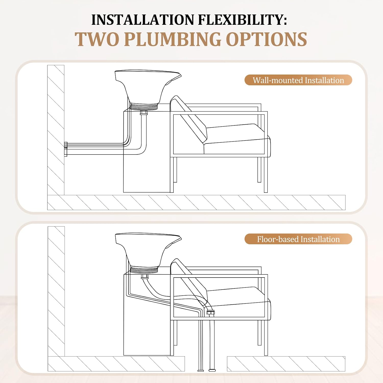 Salon Shampoo Bowl & Chair, Ti - W Spa & Wellness review and price