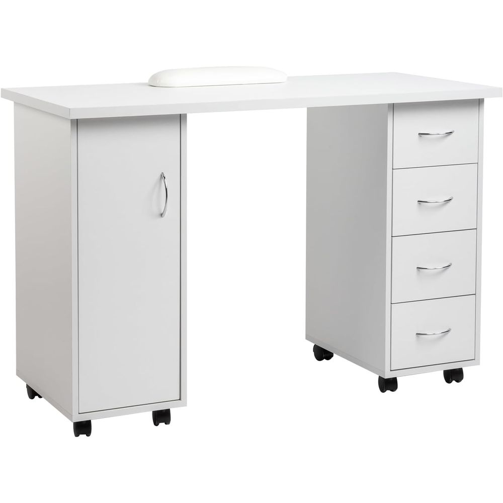 Rolling Manicure Table Nail De - W Spa & Wellness review and price