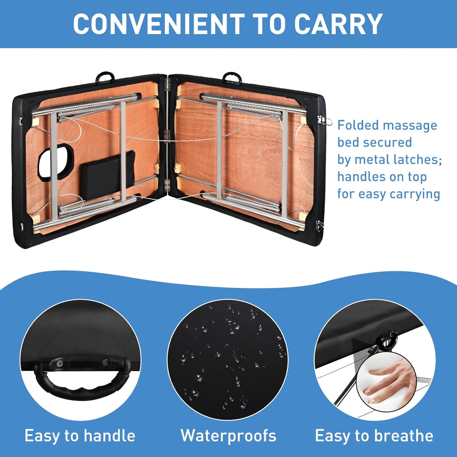 Portable Folding Massage Table - W Spa & Wellness review and price